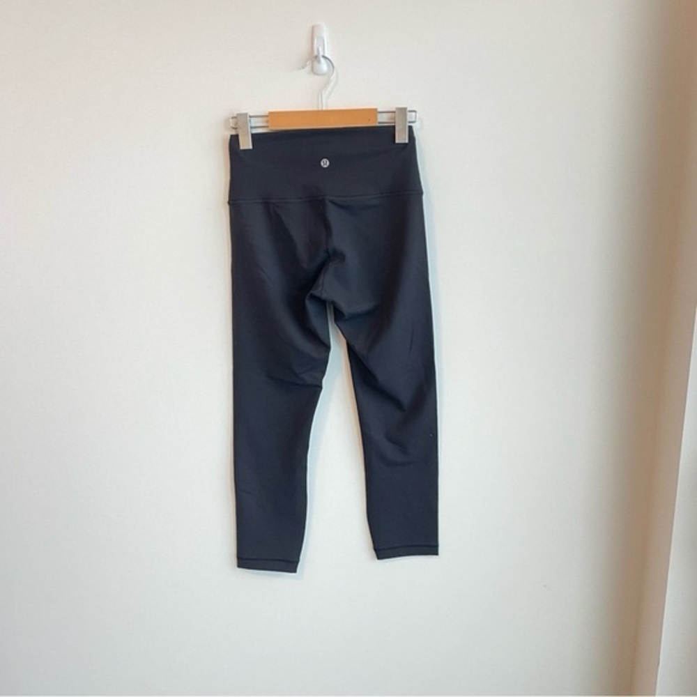 Lululemon Wunder Train High-Rise Crop 23  Black (First Release) Size 6